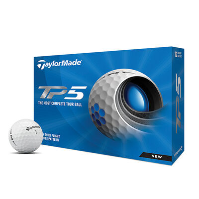 Taylormade TP5 White 12 Pack Golf Balls