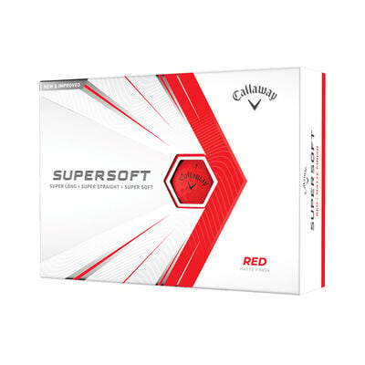 Callaway Golf Supersoft Red Golf Balls 12 Pack