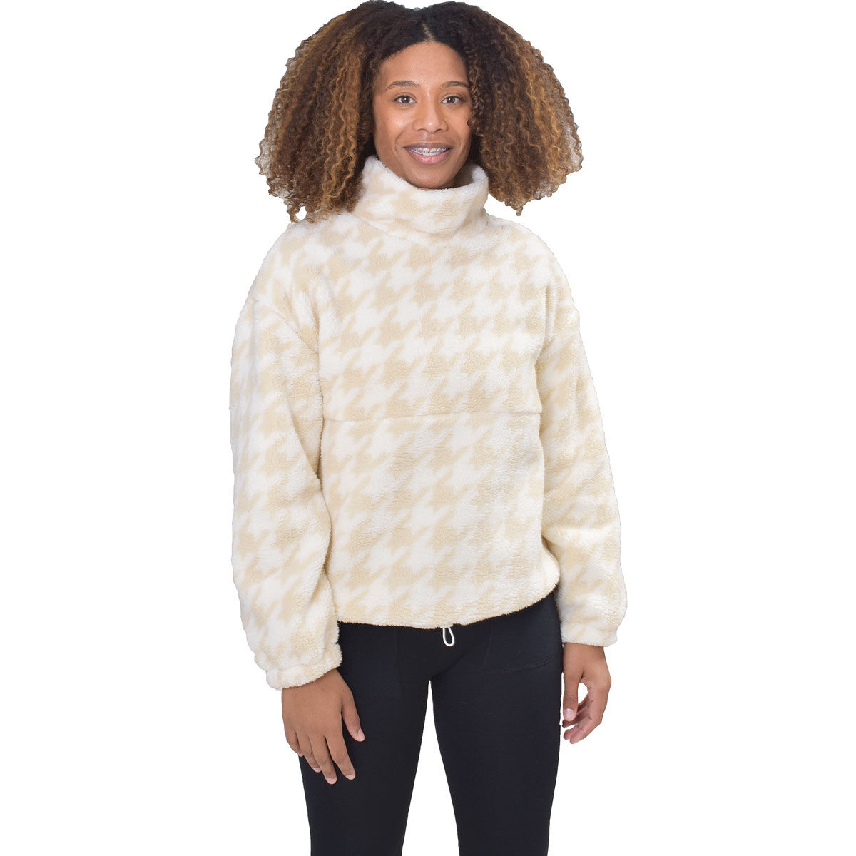 Ebb Flow Women s Sherpa Cowl Neck Fleece