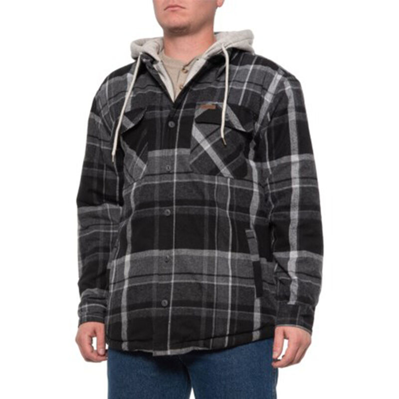 Smiths Workwear Fleece Lined Flannel Shirt Jacket image number 0