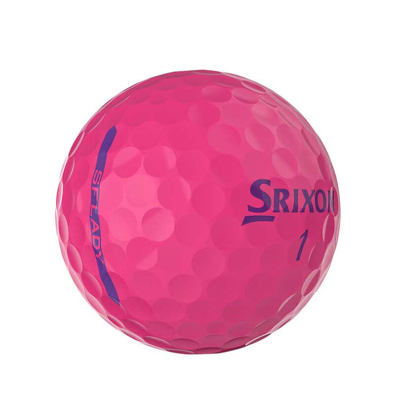 Srixon Soft Feel Lady Pink Dozen Golf Balls image number 2