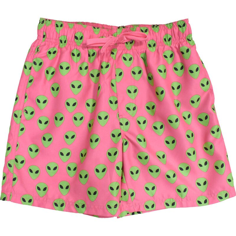Canyon Creek Boy's Alien Print Volley Shorts image number 0