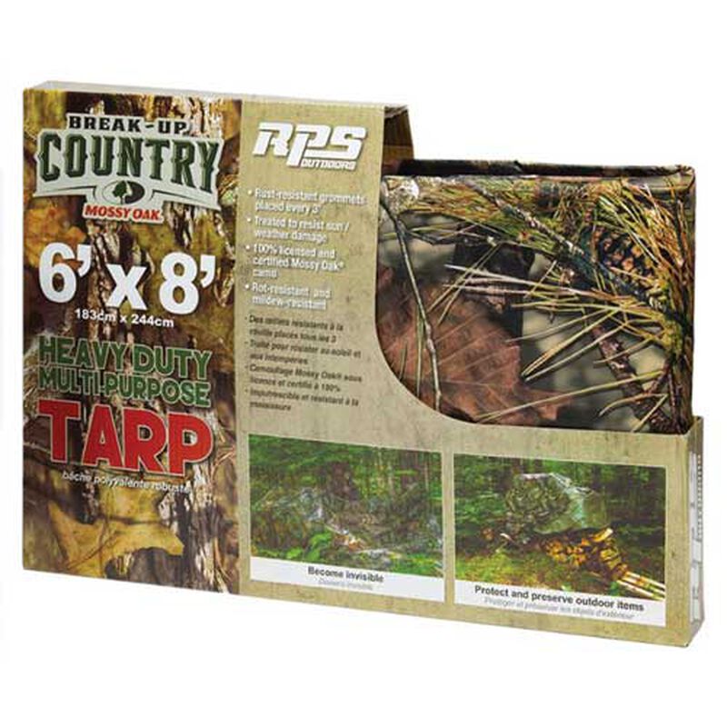 RPS Mossy Oak Country Camo Tarp, , large image number 0