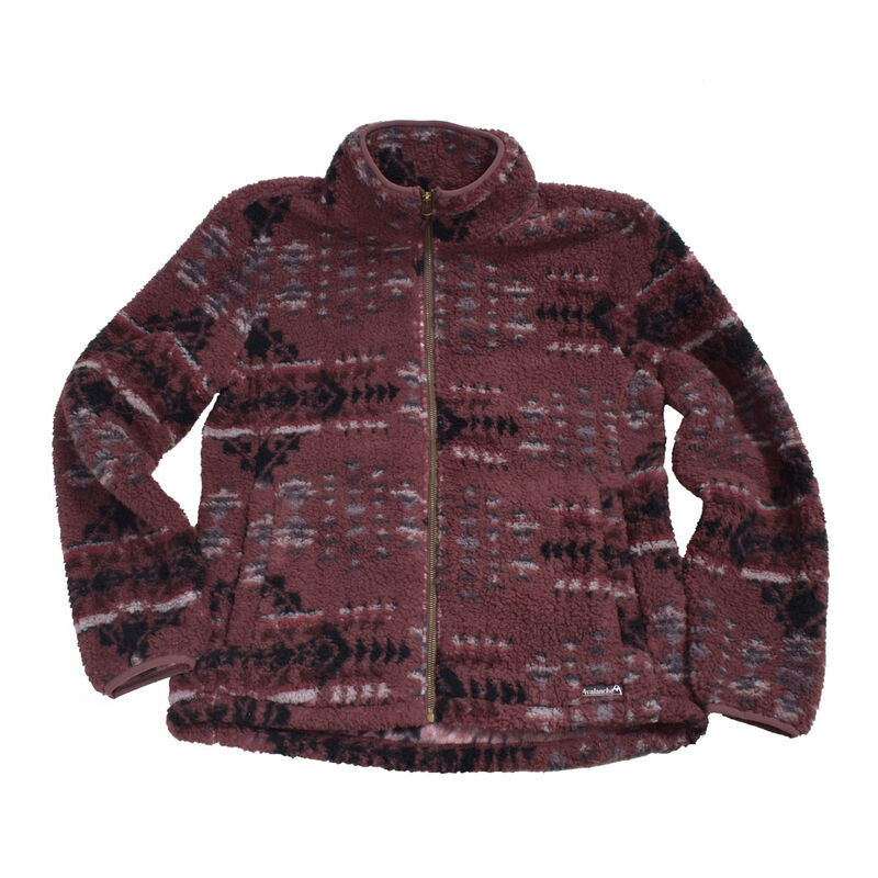Avalanche Women's Full Zip Print Sherpa Jacket image number 0