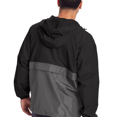 Champion Men's Colorblocked Packable Half-zip Jacket