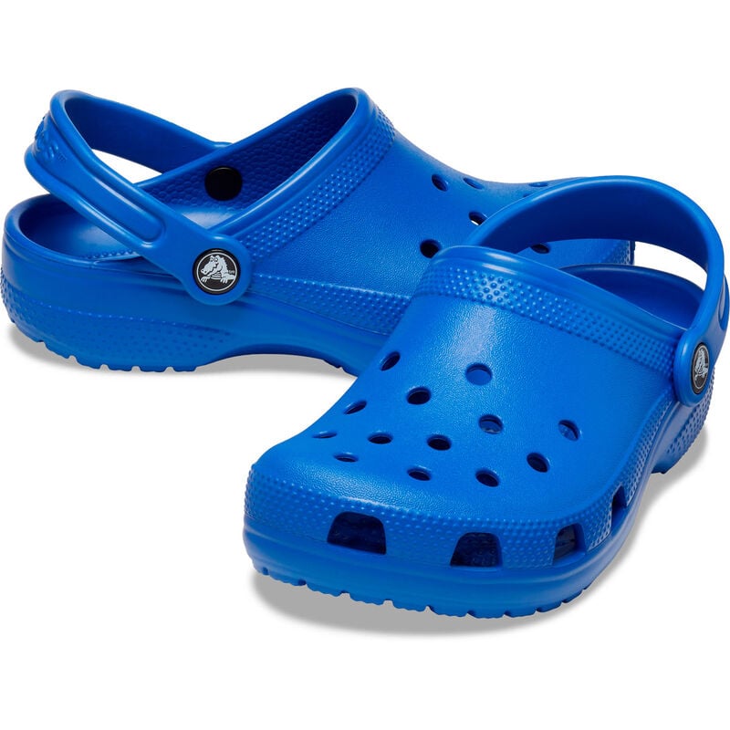Crocs Youth Classic Blue Clogs image number 5