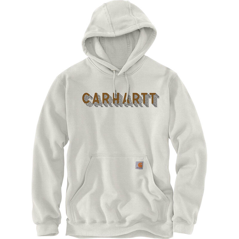 Carhartt Men's Rain Defender Loose Fit Midweight Logo Graphic Sweatshirt image number 0