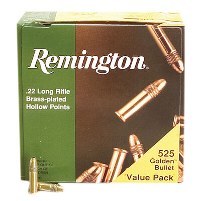 Remington 22 Golden Bullet .22 LR 36 Grain Plated HP Bullet