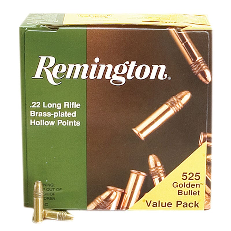 Remington 22 Golden Bullet .22 LR 36 Grain Plated HP Bullet image number 0
