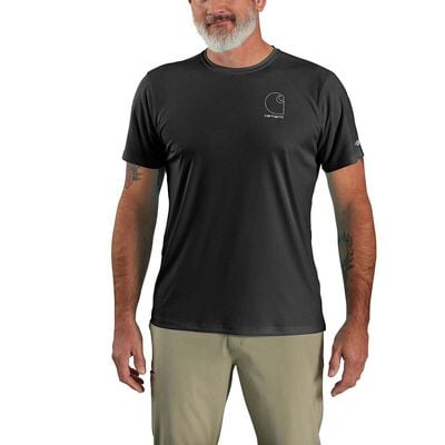 Carhartt Men's Force Sun Defender  Lightweight Short-Sleeve Logo Graphic T-Shirt