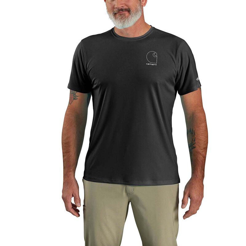 Carhartt Men's Force Sun Defender  Lightweight Short-Sleeve Logo Graphic T-Shirt image number 0