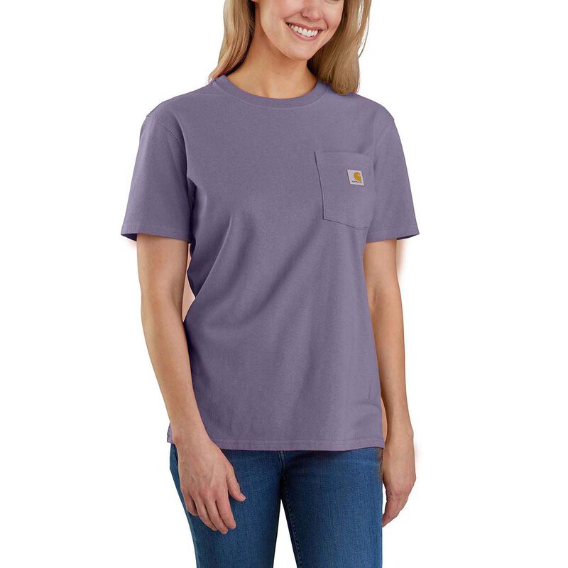 Carhartt Women's Loose Fit Heavyweight Short-Sleeve Pocket T-Shirt image number 0