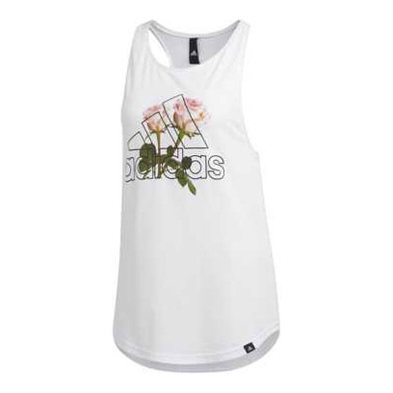 adidas Women's Floral Essential Logo Tank image number 0