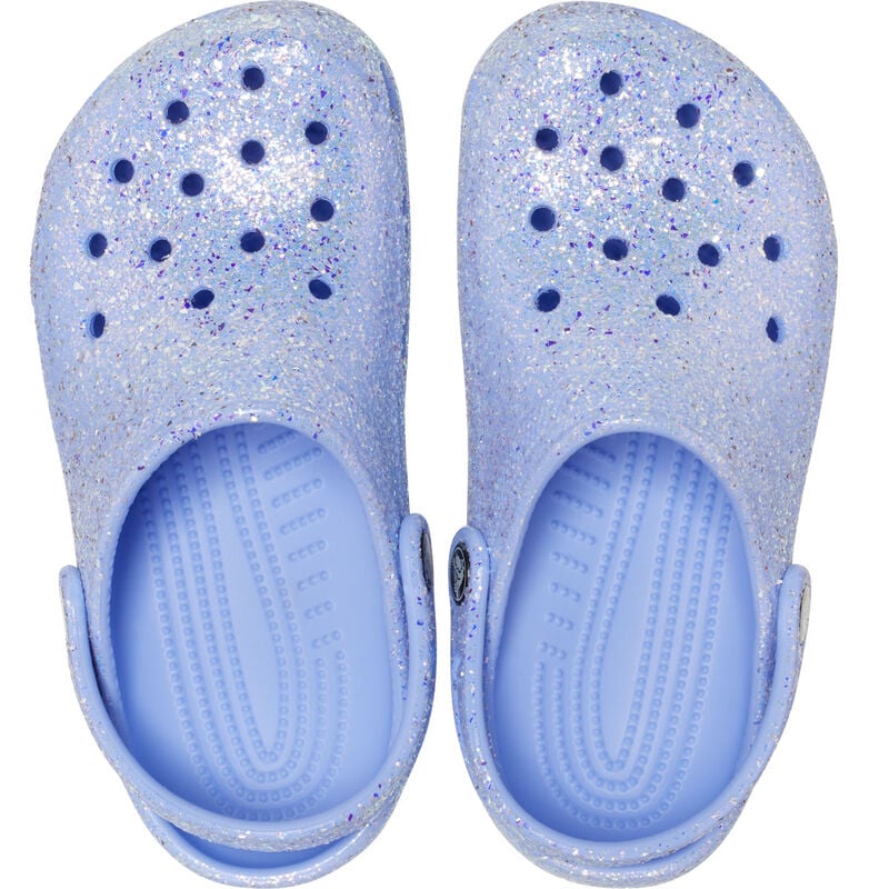 Crocs Youth Classic Glitter Moon Clogs image number 6