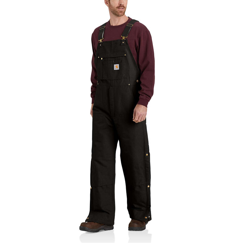 Carhartt Loose Fit Firm Duck Insulated Bib Overall image number 0