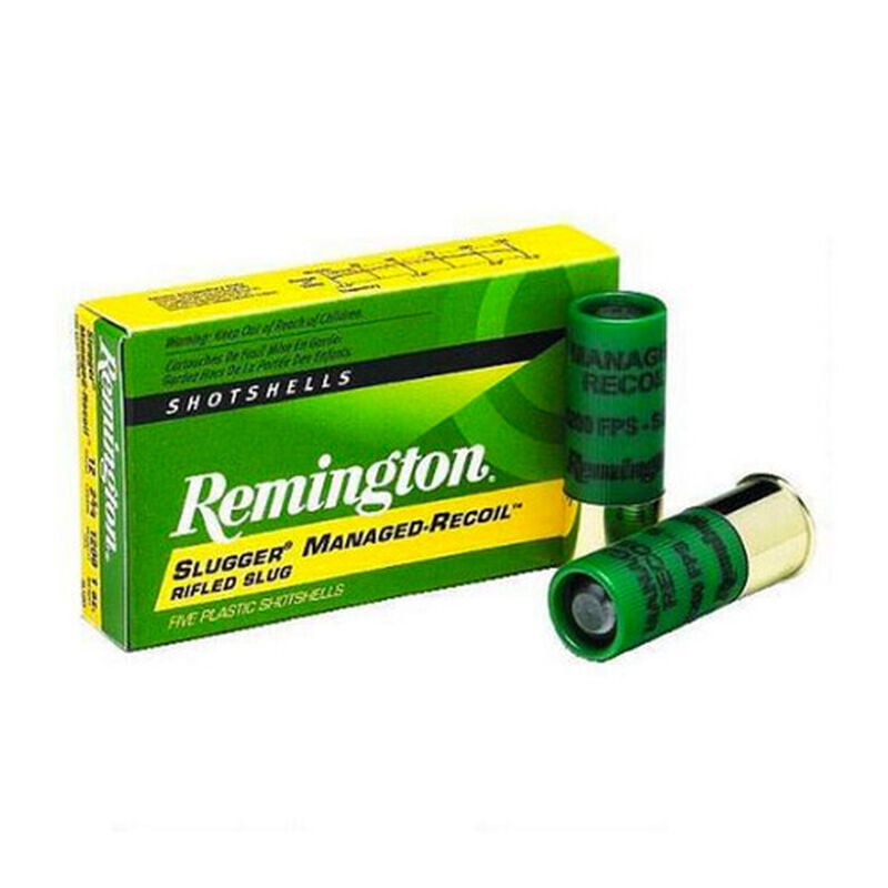 Remington 12 Gauge Managed-Recoil Rifled Slug Ammunition, , large image number 0