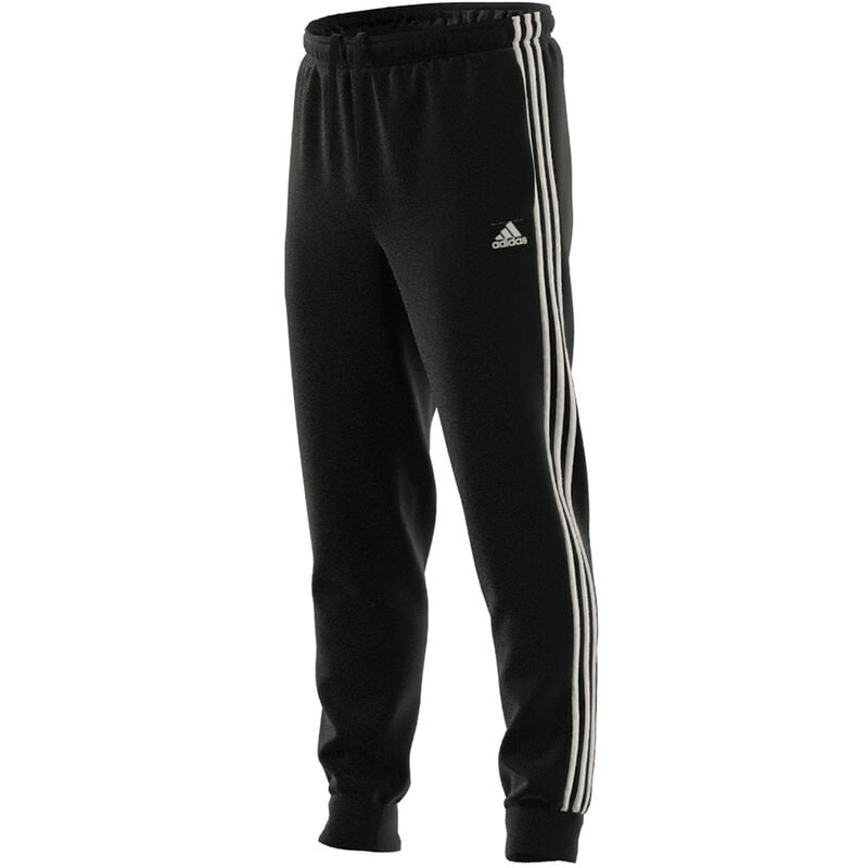 adidas Men's Essentials Warm-Up Tapered 3-Stripes Track Pants image number 0