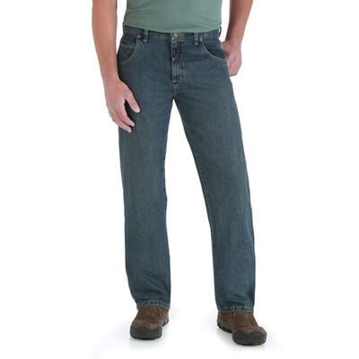 Wrangler Men's Rugged Wear Relaxed Straight Jeans