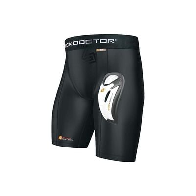Shock Doctor CompShor w/BioCup Wht B/XL