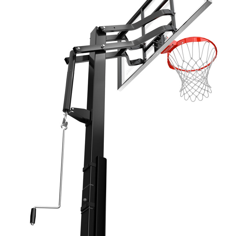 Spalding 54" Glass 881013 In-Ground Basketball Hoop image number 3