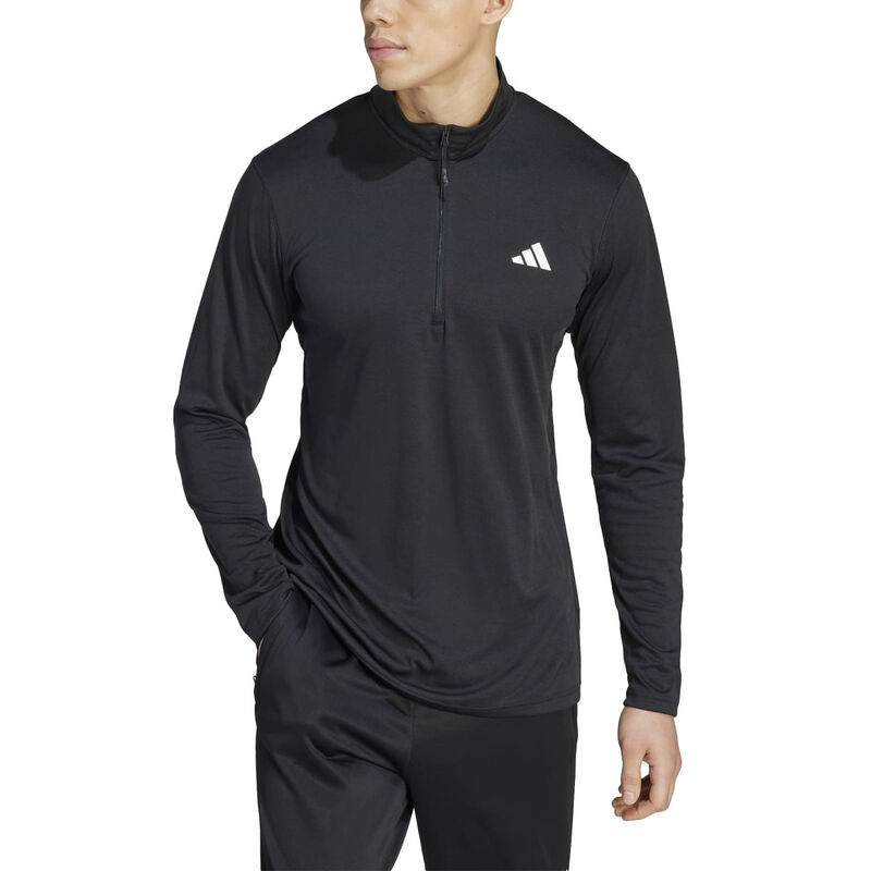adidas Men's Train Essentials Seasonal Training 1/4-Zip Long Sleeve Sweatshirt image number 3