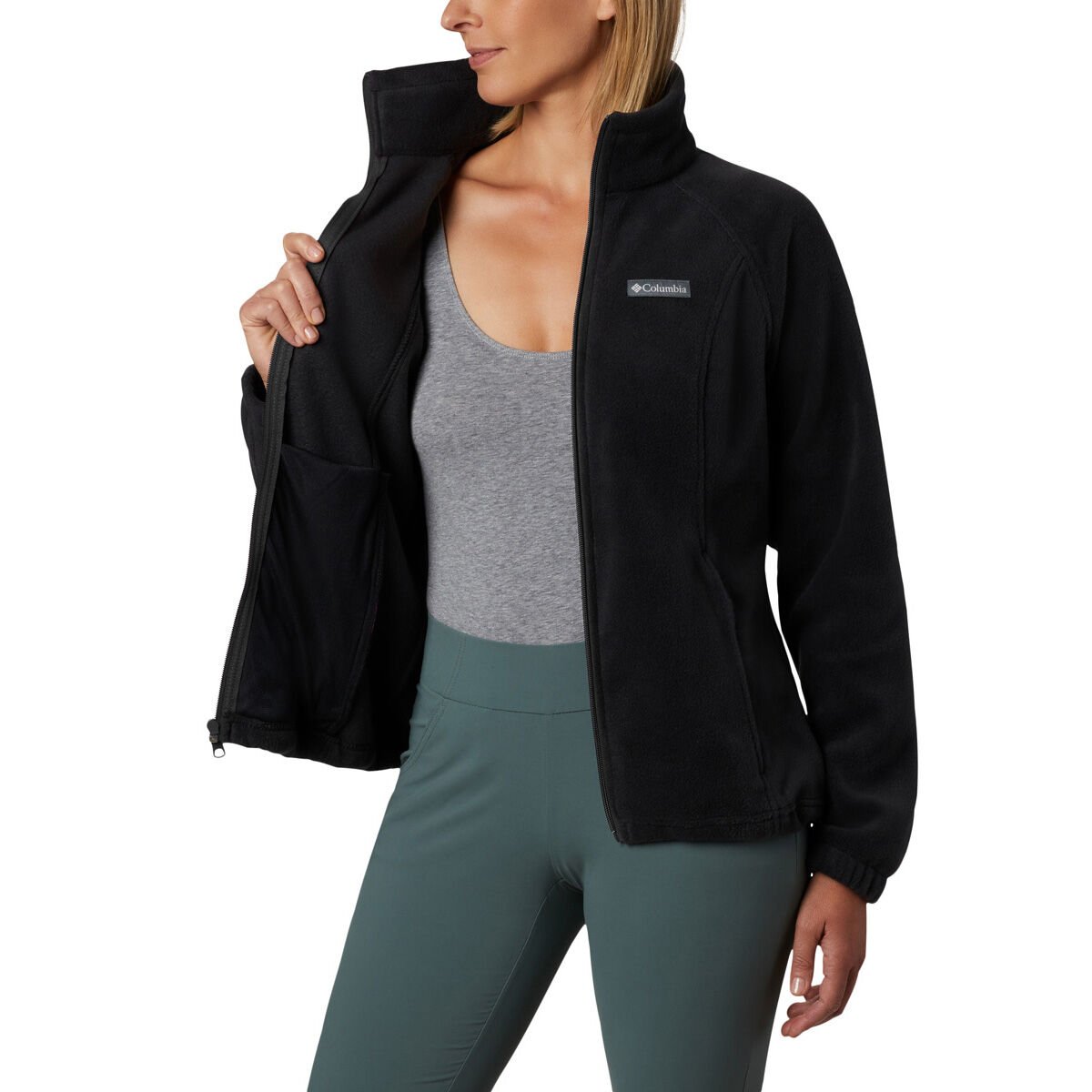 Columbia womens top jacket fleece