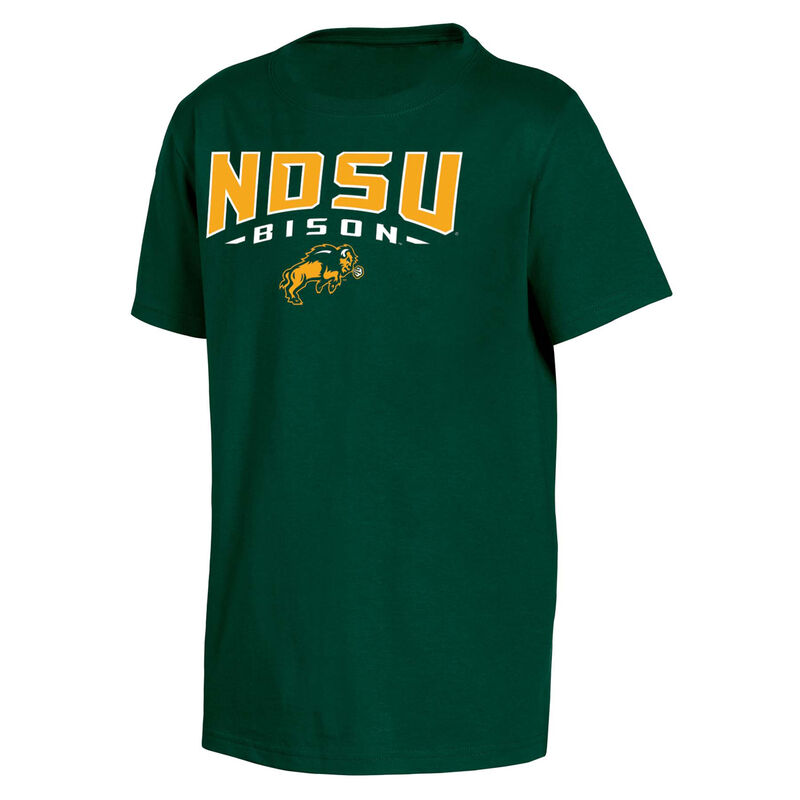 Knights Apparel Youth North Dakota State Classic Arch Short Sleeve T-Shirt image number 0