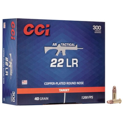 CCI .22LR Tactical 40GR Ammunition - 300 Rounds