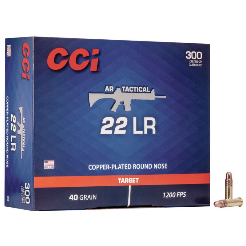 CCI .22LR Tactical 40GR Ammunition - 300 Rounds image number 0