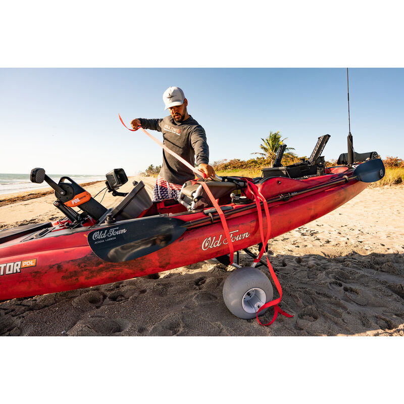 Malone WideTrak SB Large Kayak/Canoe Cart (with balloon beach tires   bunks) image number 5