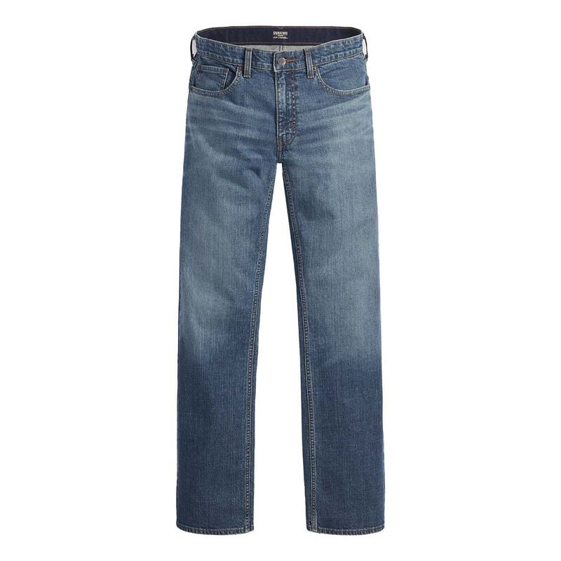 Signature by Levi Strauss & Co. Gold Label Men's Relaxed Fit w/flex waist Jeans image number 1