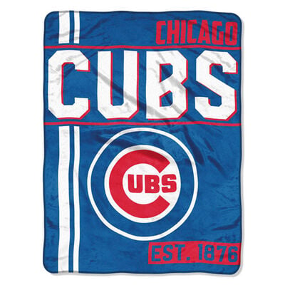 Northwest Co Chicago Cubs Micro Raschel Throw Blanket