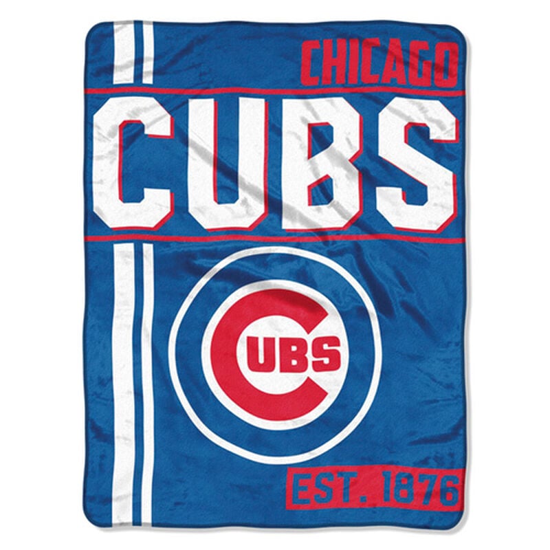 Northwest Co Chicago Cubs Micro Raschel Throw Blanket, , large image number 0