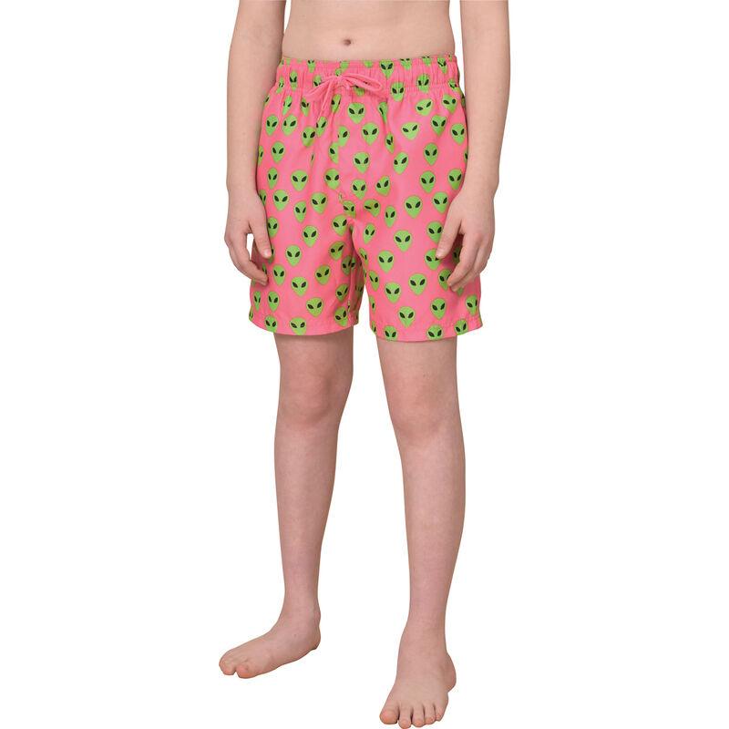 Canyon Creek Boy's Alien Print Volley Shorts image number 2
