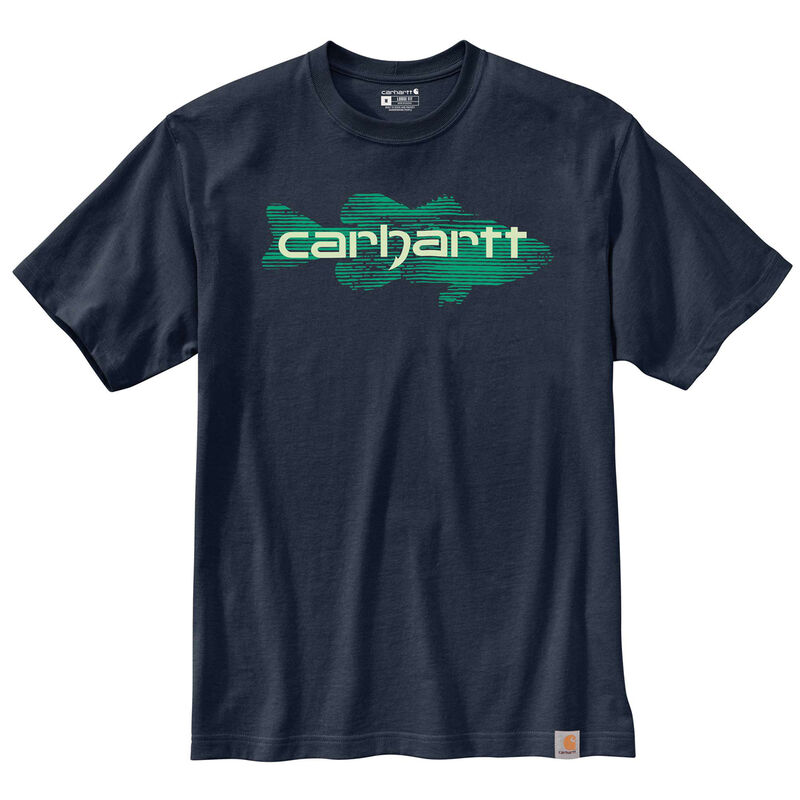 Carhartt Loose Fit Heavyweight Short-Sleeve Fish Graphic T-Shirt image number 0