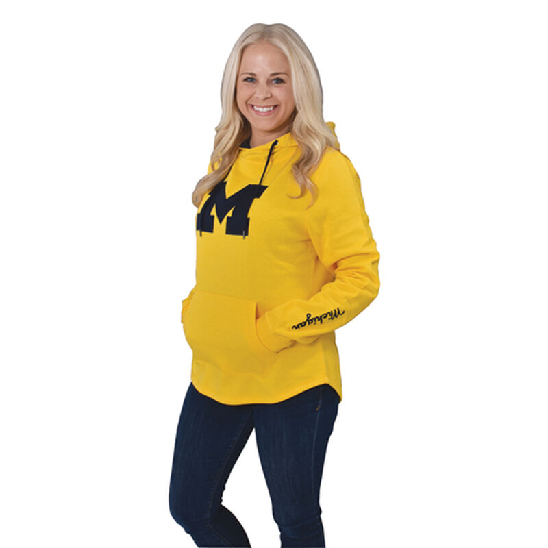 Women's Michigan Tackle Twill Hoodie, , large image number 0