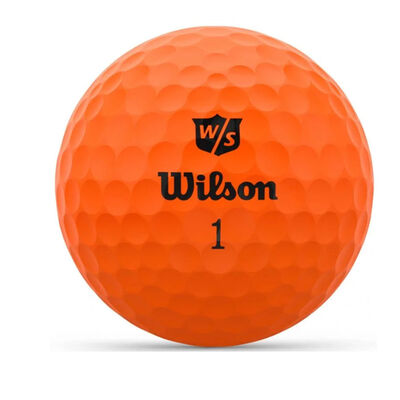 Wilson Duo Optix Orange Golf Balls 12 Pack