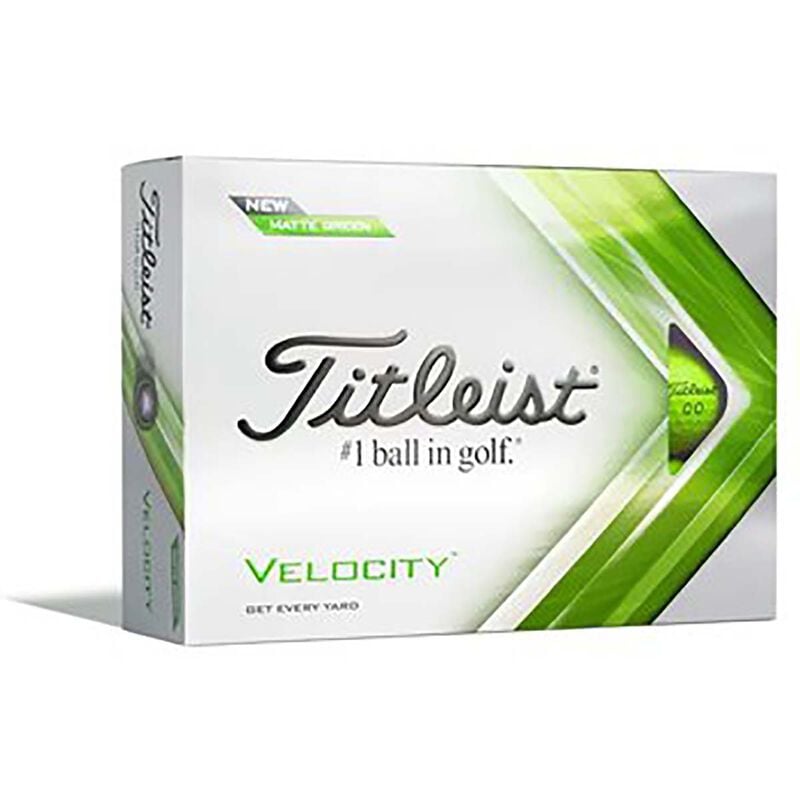 Titleist Velocity Green Golf Balls image number 0