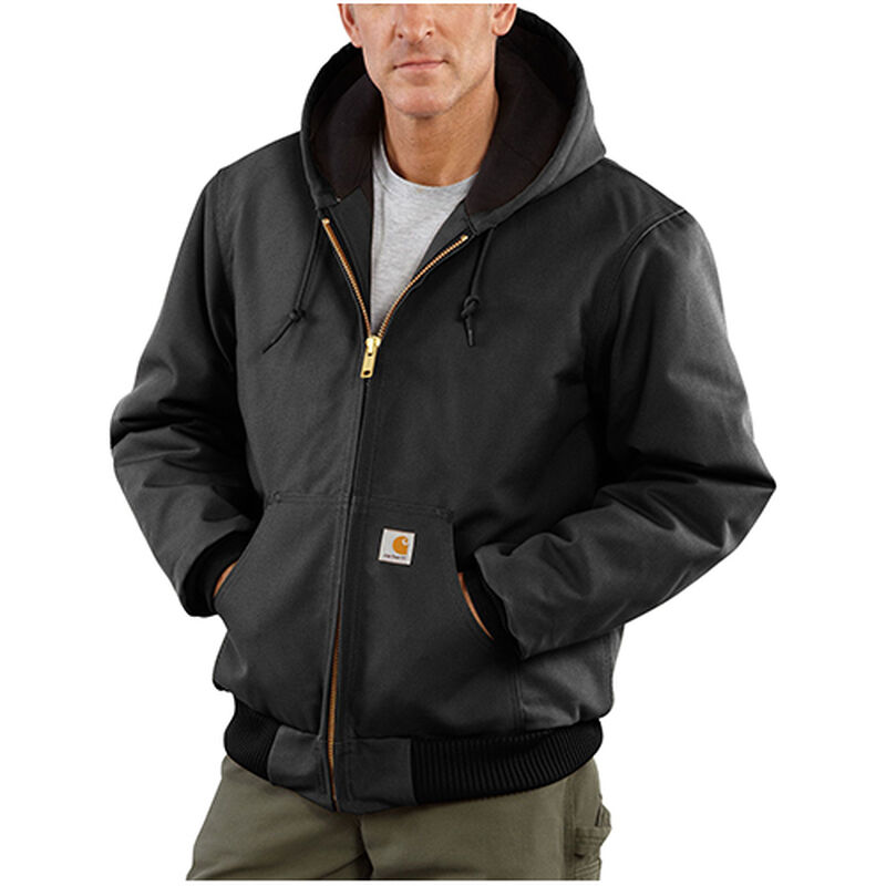 Carhartt Men's Tall Quilted Flannel-Lined Duck Active Jacket image number 0
