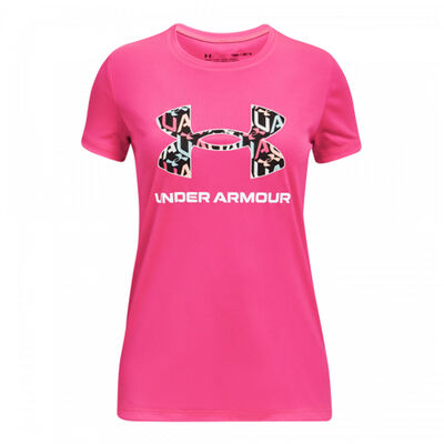 Under Armour Girls' Tech Solid Print Tee