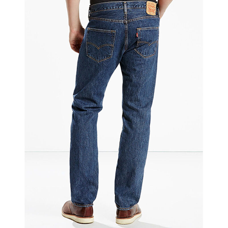 Levi's Men's Dark Stonewash Original Fit Jeans image number 2