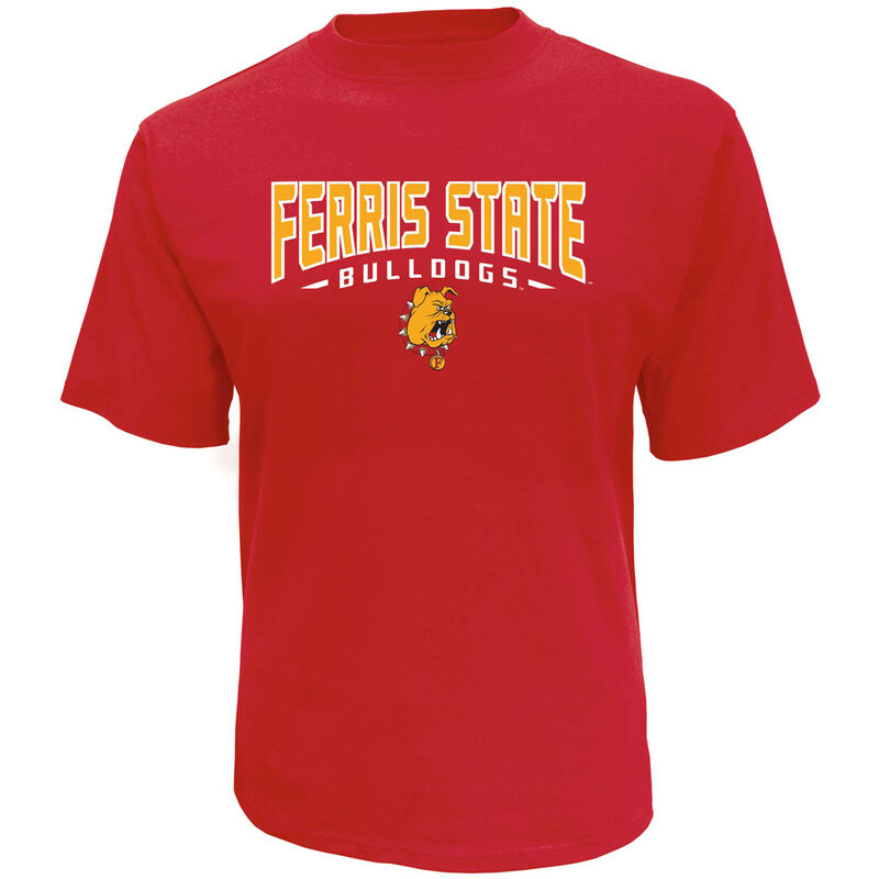 Knights Apparel Men's Short Sleeve Ferris State Classic Arch Tee image number 0