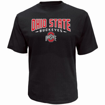 Knights Apparel Men's Short Sleeve Ohio State Classic Arch Tee