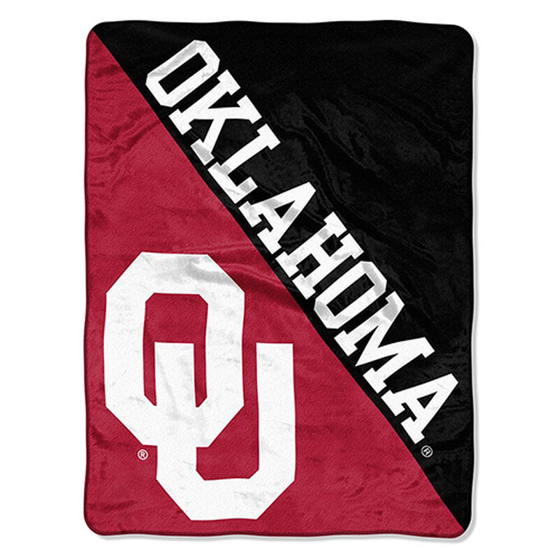 Oklahoma Micro Raschel Throw Blanket, , large image number 0