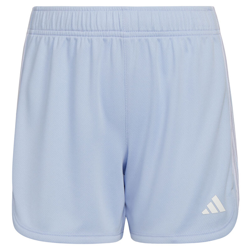 adidas Girls' AEROREADY® 3-Stripe Pacer Mesh Shorts image number 4