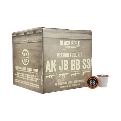 Black Rifle Coffee Co Mission Fuel Kit Mixed Coffee Rounds 48ct Box
