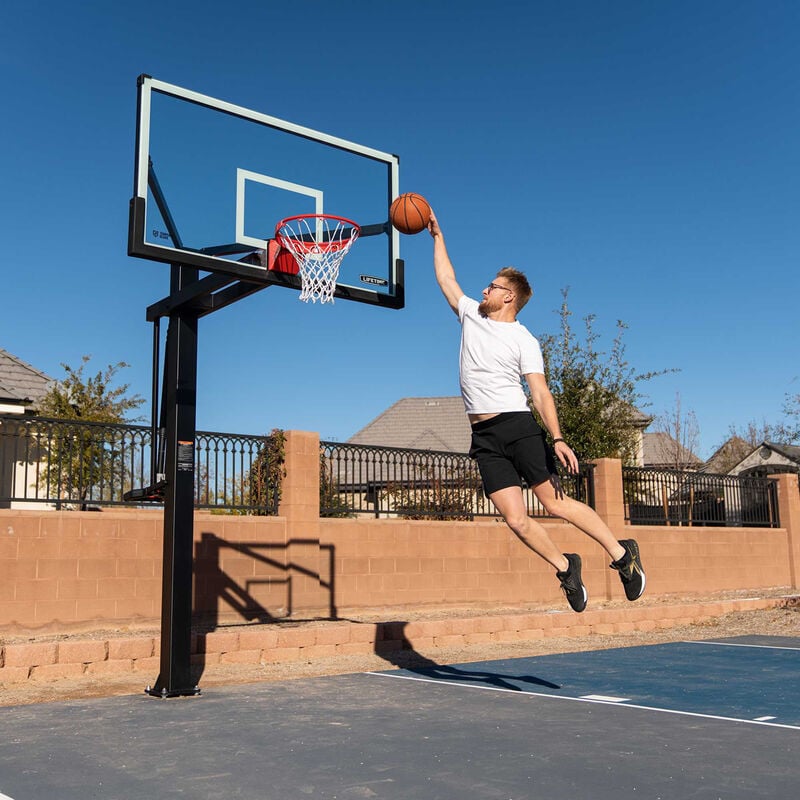 Mammoth 72" 90964 Glass In-Ground Basketball System image number 7