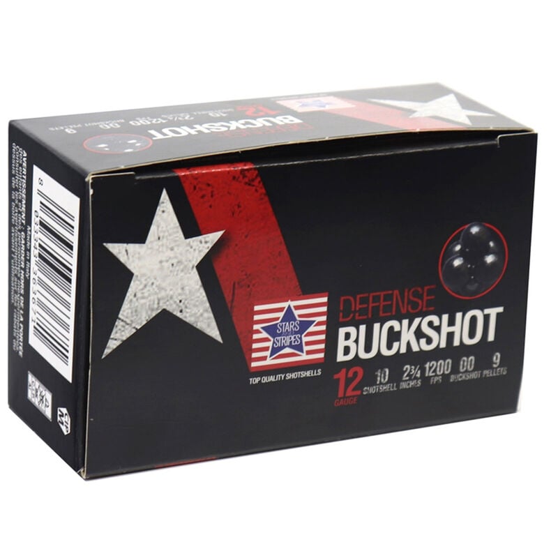 Stars & Stripes 12 Gauge 00 Buck Shot 2 3/4" Ammo image number 0