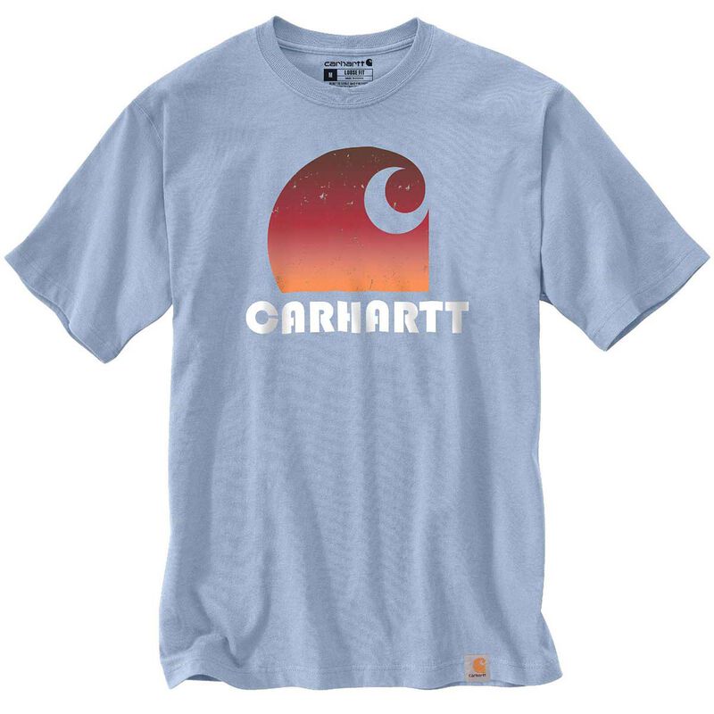 Carhartt Men's Loose Fit Heavyweight Short-Sleeve C Graphic T-Shirt image number 0