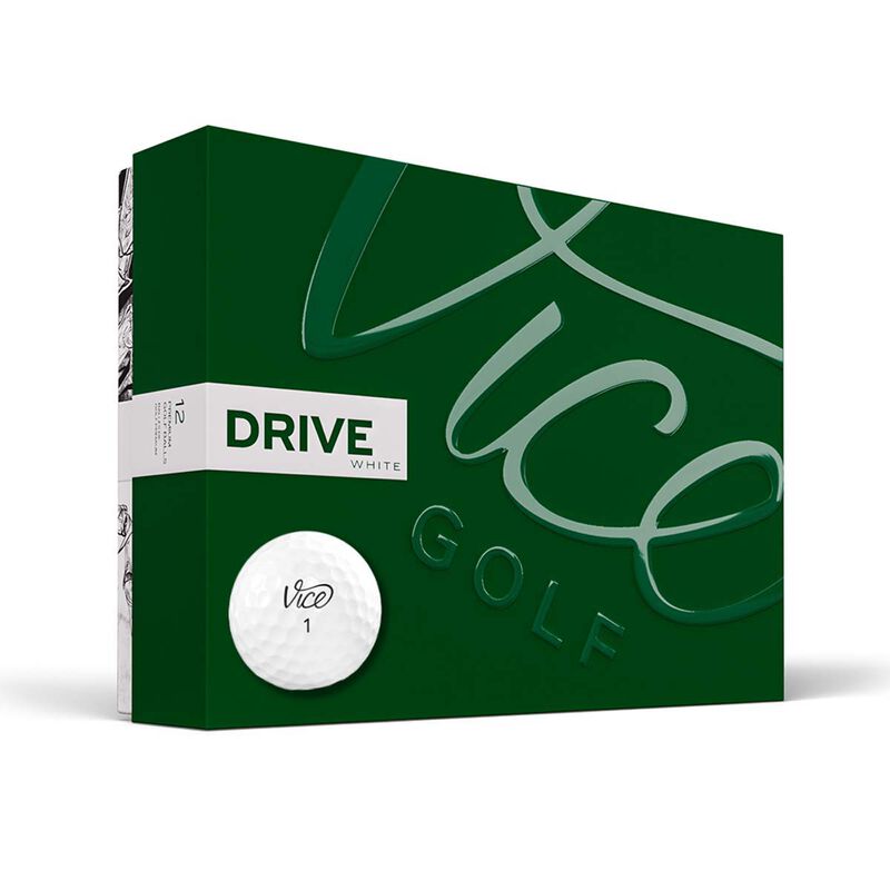 Vice Golf Vice Drive White 12 Pack Golf Balls image number 0
